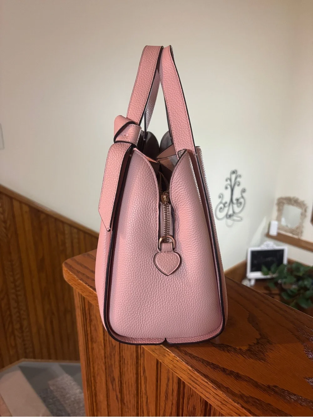 Kate Spade Pink Leather Knott Crossbody Shoulder Bag
